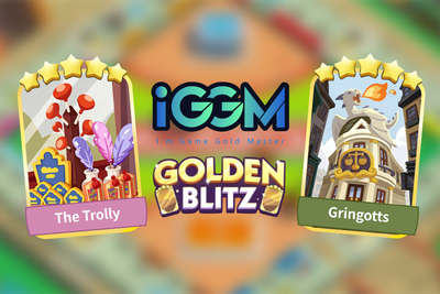 Monopoly GO Golden Blitz: How to Get The Trolly & Gringotts 