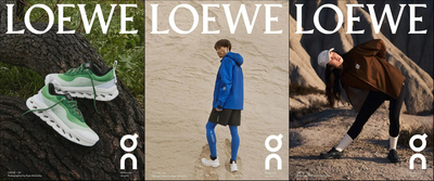 Loewe X On Running at the runway presentation designer proved
